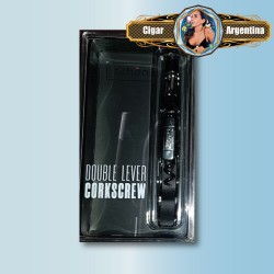 SACACORCHO DOBLE IMPULSO - Gun Metal c/caja