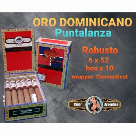 ORO DOMINICANO PUNTLANZA Robusto - Box x 10