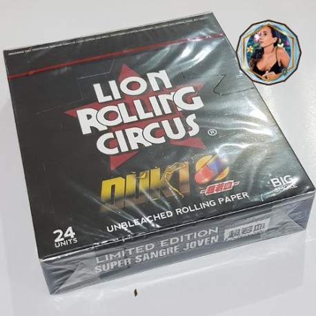 LION ROLLING CIRCUS - DUKI UNBLEACHED KSx50 - CAJA x 24