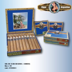 SOL DE CUBA RESERVA - CORONA - BOX X 10