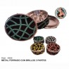 PICADOR METAL FORRADO CON BRILLOS 3P - CAJA X 12
