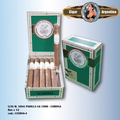 LUIS M. SOSA PADILLA Ed.1900 - Corona Box x 12