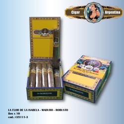 LA FLOR DE LA ISABELA ROBUSTO MADURO - Box x 10