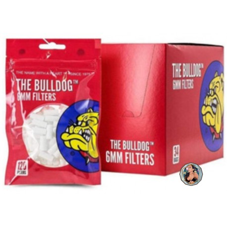 THE BULLDOG - Filtro Slim 6mmbolsa x 120 - Caja x 34