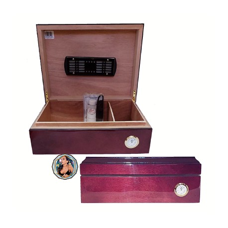 HUMIDOR PARK LINE - P/50 CIG. - ALGARROBO