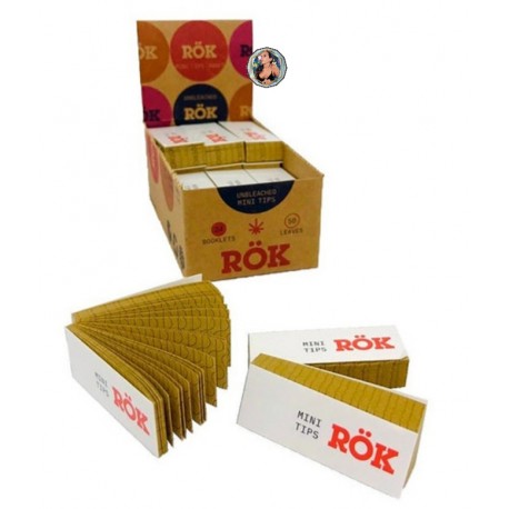 ROK - DE CARTÓN MINI UNBLEACHED x 50  - CAJA x 24