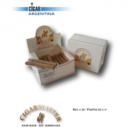 CIGARMASTER PURITO NATURAL - Box x 50